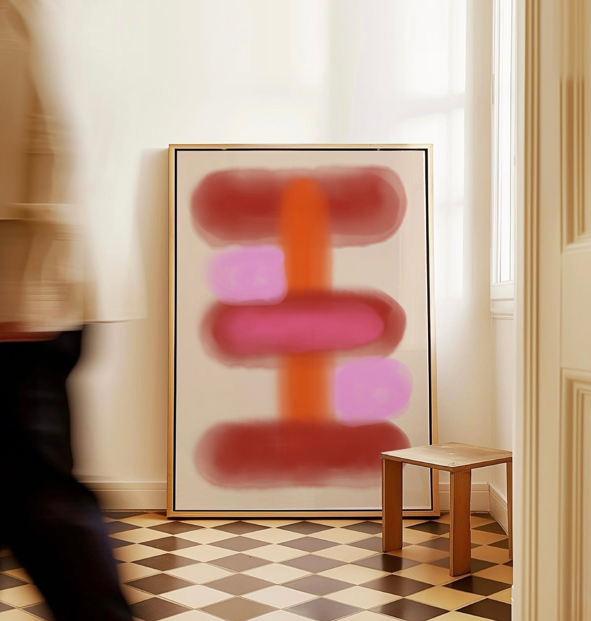 Abstract Red
